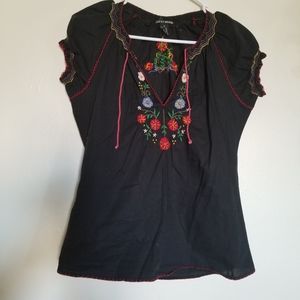 Lucky Brand Peasant Blouse